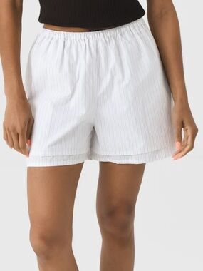 Deiji Studios layered short in pacific stripe NWT